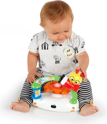 Vassoio luminoso-musicale rimovibile con volante