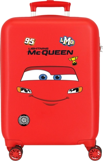 Valigia rigida per bambini Cars Saetta McQueen rossa 50 cm 33 l