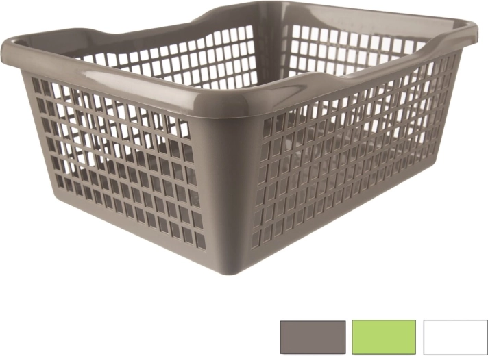 Cestino portaoggetti in plastica 42 × 32 × 17 cm (mix di colori)