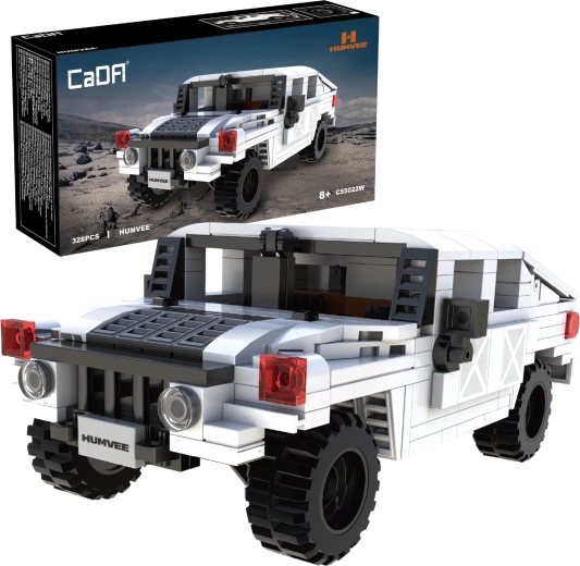 CaDA Humvee fuoristrada bianco da costruire