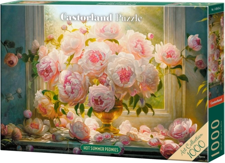 Puzzle peonie estive 1000 pezzi – Castorland Art Collection