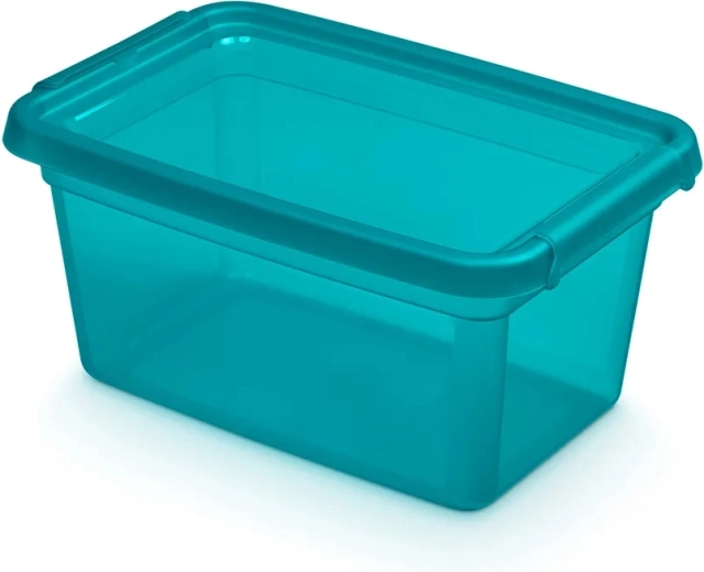 Box contenitore Basestore con coperchio e clip Ocean 4,5 l