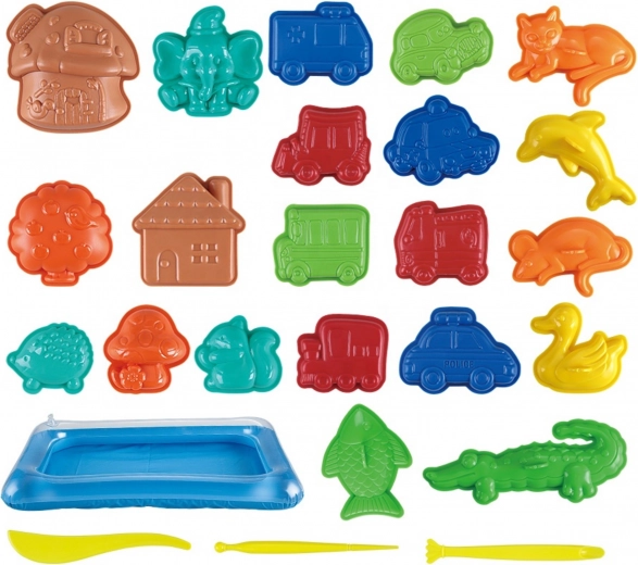 Ricco set di formine e strumenti