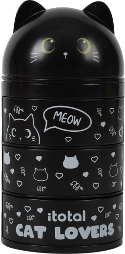 Organizzatore con cassetti Gatto nero