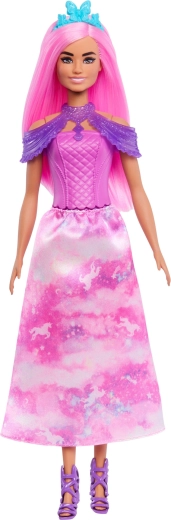 Bambola Barbie con capelli rosa