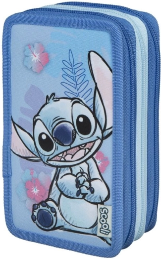 Astuccio a tre scomparti Disney Lilo & Stitch con contenuto - 1 pezzo
