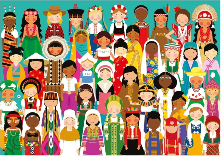 Educa puzzle Ragazze del mondo 300 pezzi