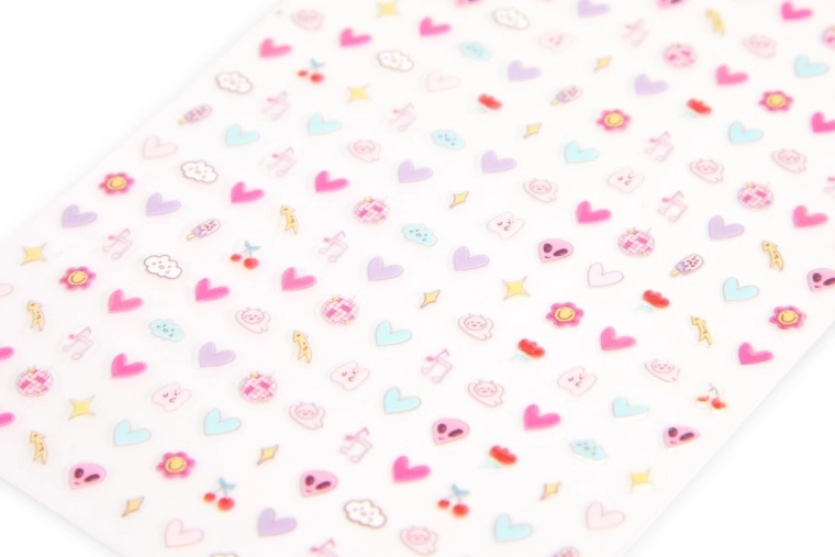 Piccoli adesivi lucidi