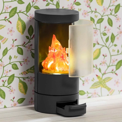 Camino LED con realistico effetto fuoco