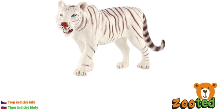 Figura della tigre indiana bianca