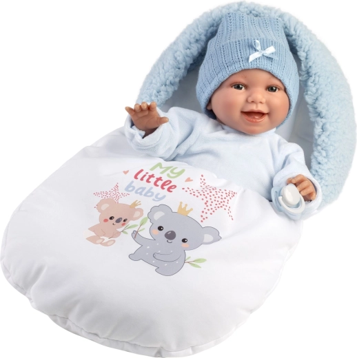 Bambolotto neonato realistico con suoni Llorens New Born 38 cm