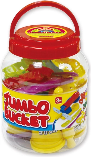 Pasta da modellare Sparkys in secchiello, 14 colori