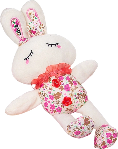 Bellissimi capelli lunghi e un tenero peluche