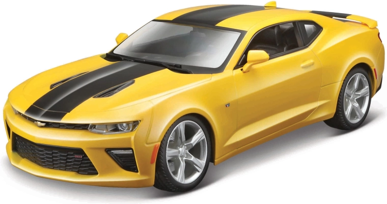 Maisto Chevrolet Camaro SS modello in metallo giallo 1:18