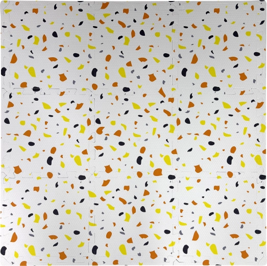 Tappetino educativo in schiuma Humbi – puzzle 9 pz, macchie colorate