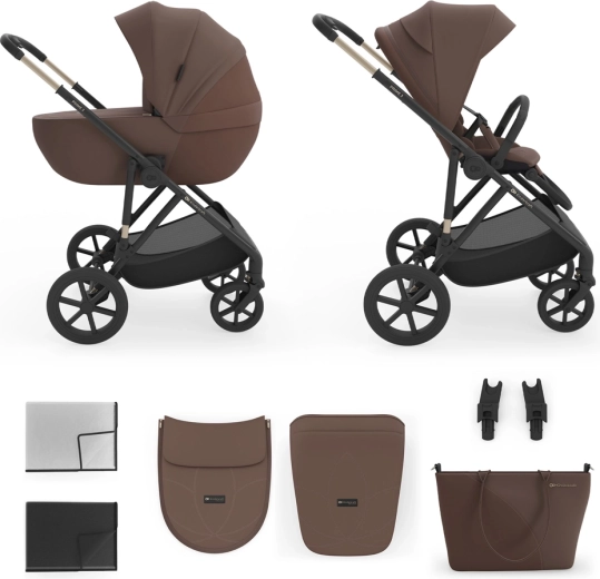 Kinderkraft passeggino combinato 2 in 1 Prime 3 velvet mocca