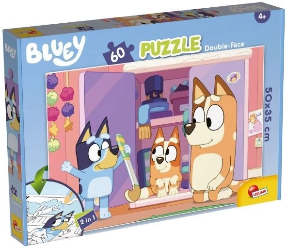 Puzzle double-face plus 60 pezzi Bluey