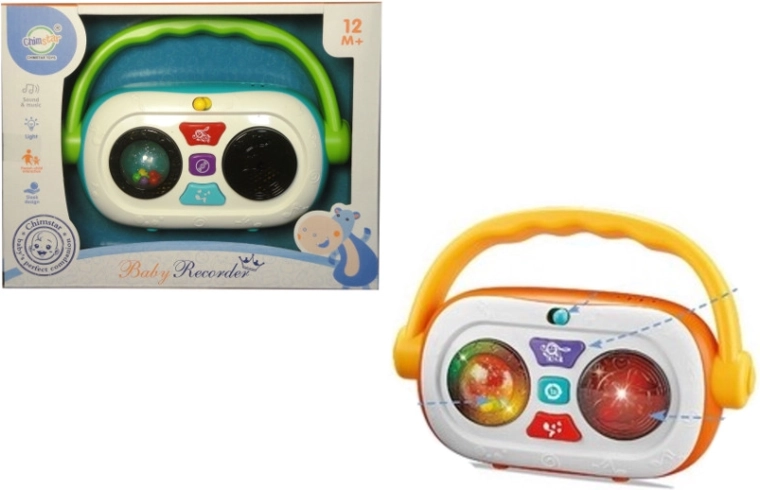 Radio musicale interattivo per i più piccoli con suoni, melodie e luci