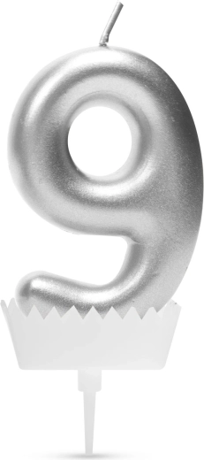 Candela per torta numero 9