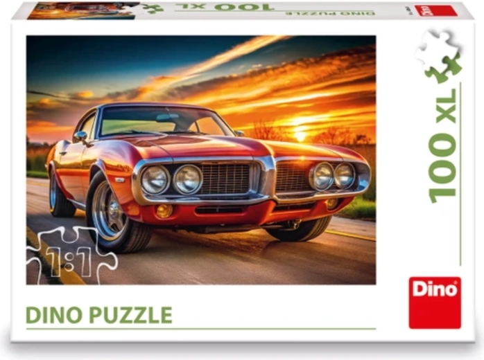 Puzzle Dino Firebird al tramonto XL 100 pezzi