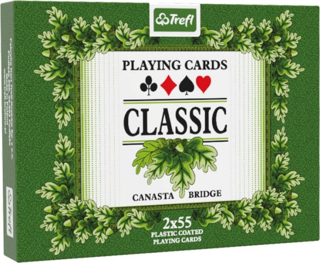 Trefl Carte da gioco classiche Classic 2 x 55