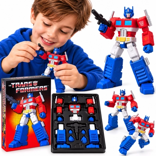Hasbro Transformers Optimus Prime statuetta assemblabile da 12 cm