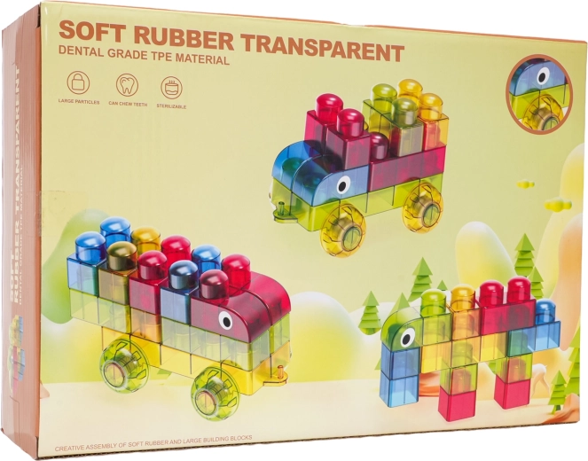 Morbidi mattoncini da costruzione in gel 37 pz