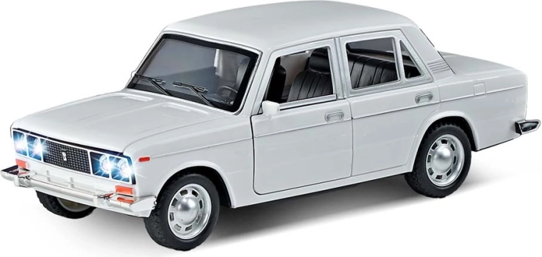 Auto bianca con suoni e luci 18 cm
