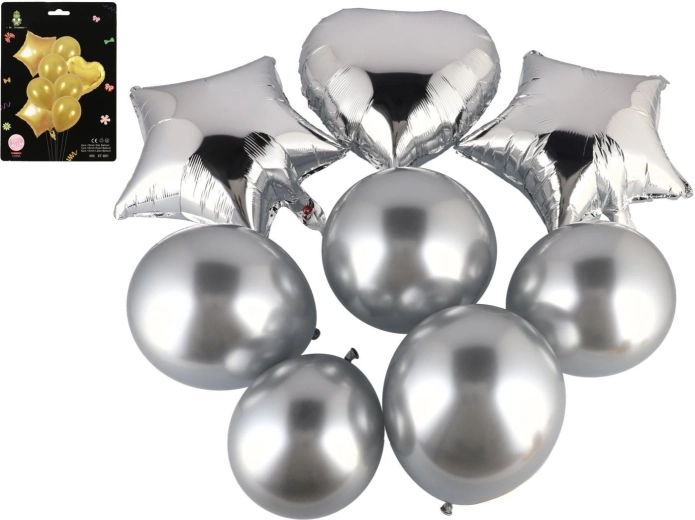 Set di palloncini gonfiabili con cuore - 8 pezzi