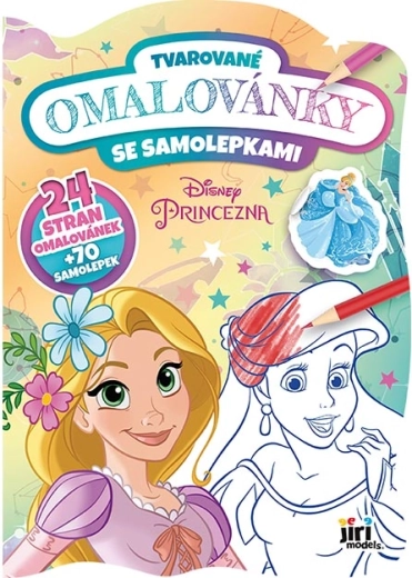 Album da colorare sagomato Disney Principesse
