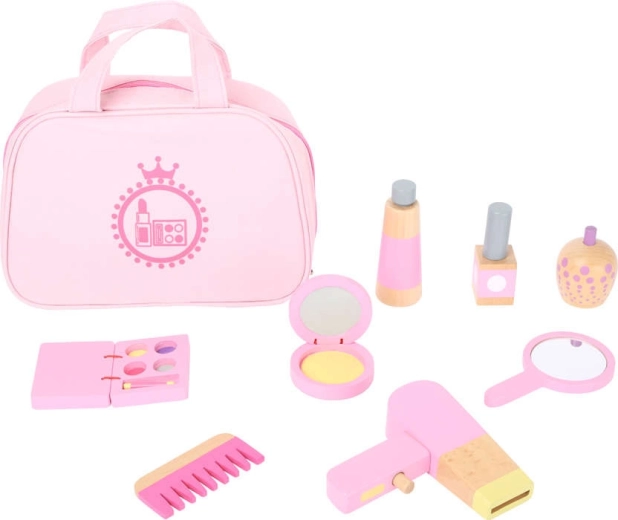 Pratico beauty case cosmetico rosa