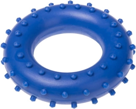 Anello massaggiante riabilitativo con rilievi 7,2 cm blu