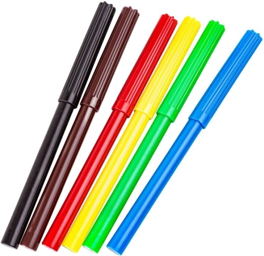 Pennarelli in 6 colori per creare subito