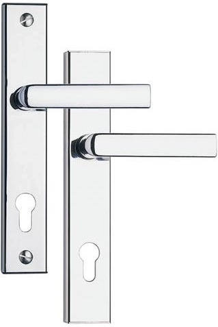 Maniglia di sicurezza 807, interasse 90 mm, cromo satinato/acciaio inox