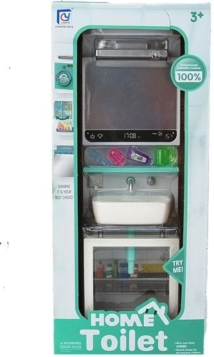 Set di mobili da bagno per bambini a batterie in scatola
