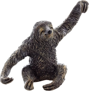 Figura di bradipo in plastica 8 cm