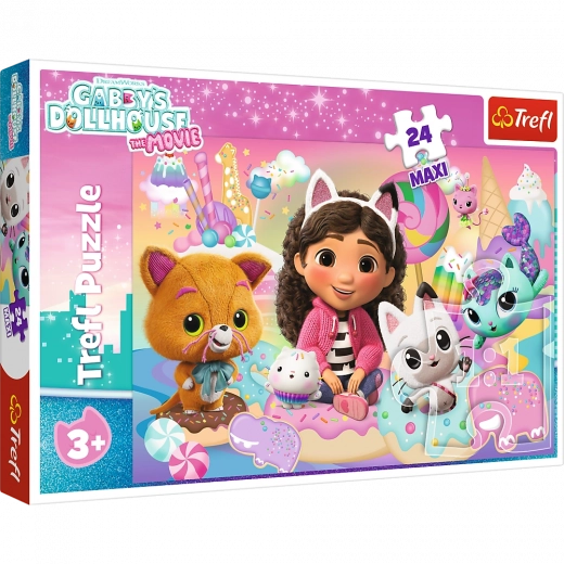 Puzzle 24 maxi – Il mondo dei gatti di GABBY TREFL