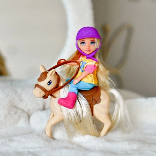 Pronta per un'avventura a cavallo