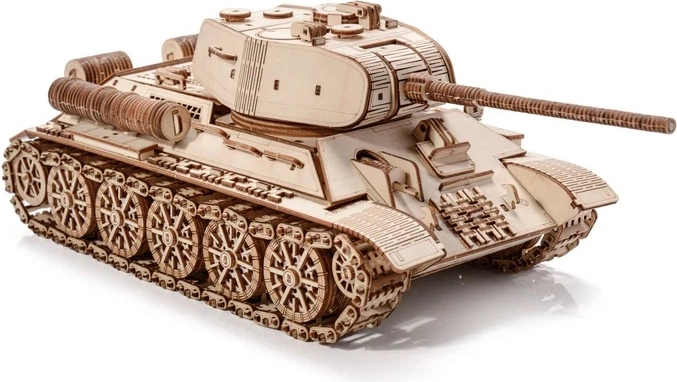 Modello realistico in legno del carro armato T-34-85