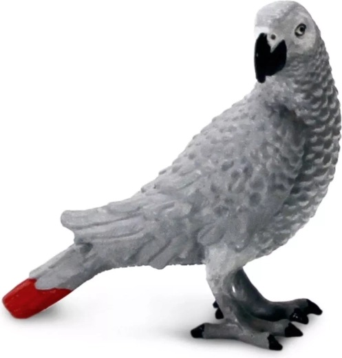 Safari Ltd. statuetta di pappagallo grigio - 1 pezzo