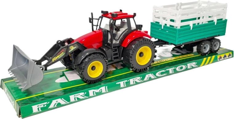 Trattore con rimorchio