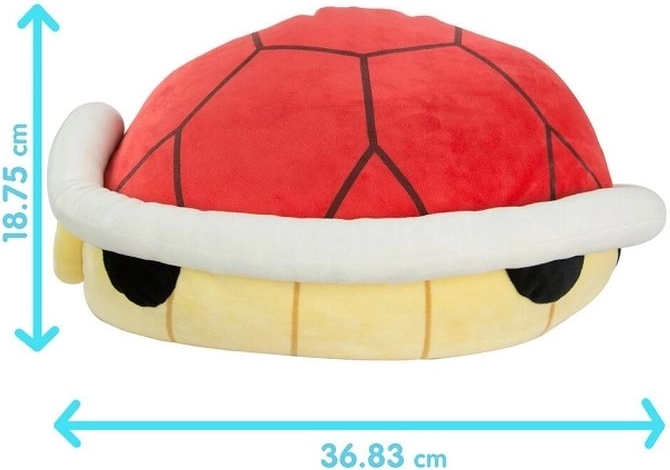 Peluche Tomy Mocchi Mocchi Mario Kart Guscio rosso