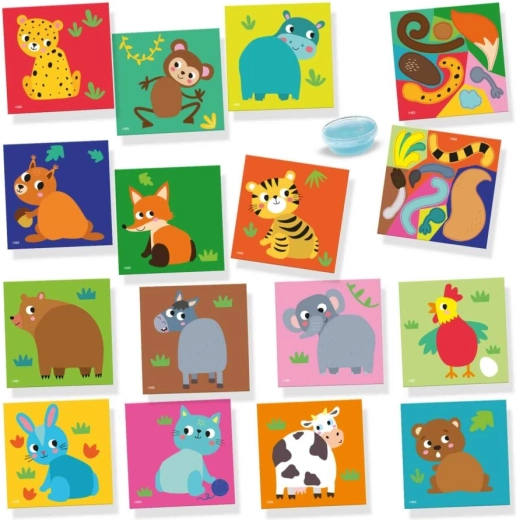 14 animali da completare – divertente abbinamento delle codine