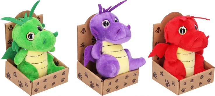 drago di peluche 13 cm