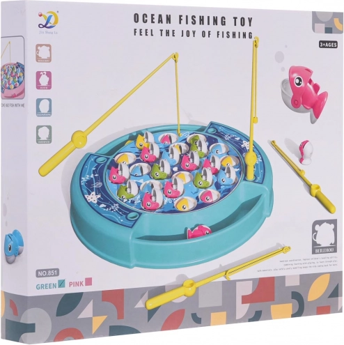 Gioco musicale magnetico pesca dei pesciolini – blu