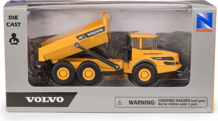 Mini dumper Volvo A25G con pneumatici in gomma