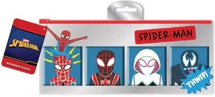 Set di gomme Spider-Man in astuccio (Sketch), 5 pz
