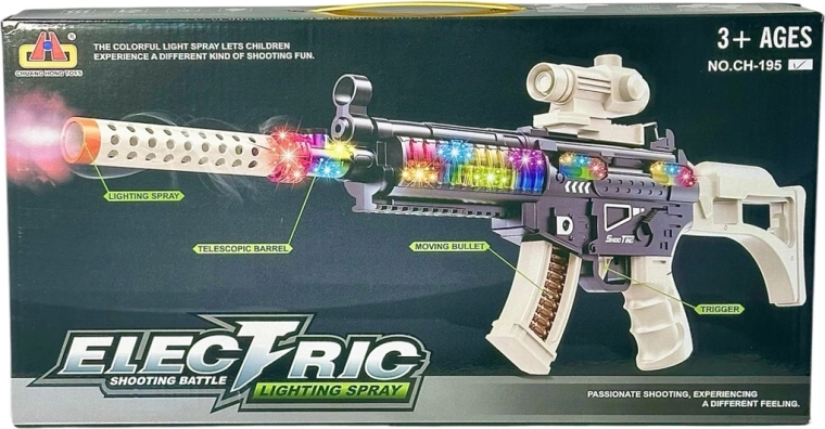 Carabina a batterie con luce e suono