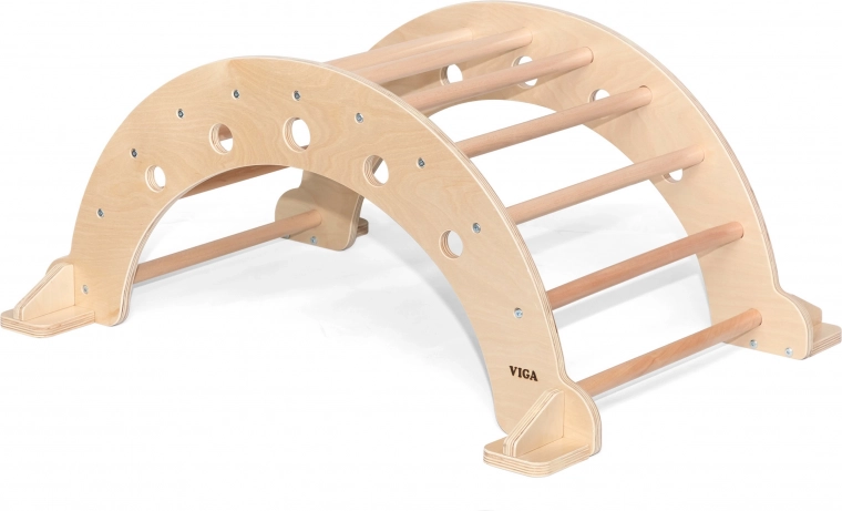 Arco a dondolo montessoriano in legno VIGA