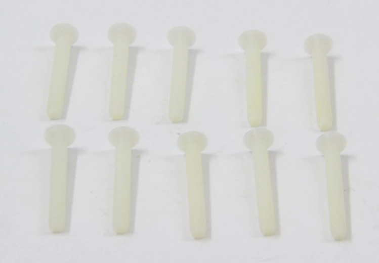 Viti svasate in poliammide M4 × 30 mm, 10 pezzi